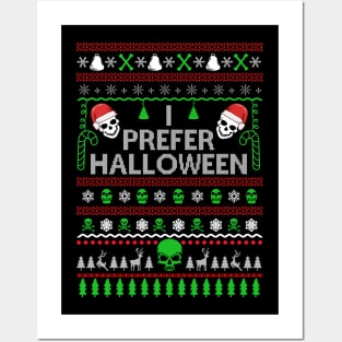 Spooky Christmas Skelecrew Posters and Art